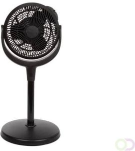 TAFEL- EN STAANDE VENTILATOR Ã 20 cm ZWART